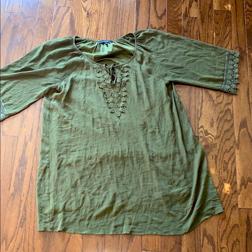 Olive green dress
